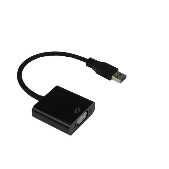 Imagem de Conversor Vídeo Usb 3.0 X Vga Adaptador Tblack