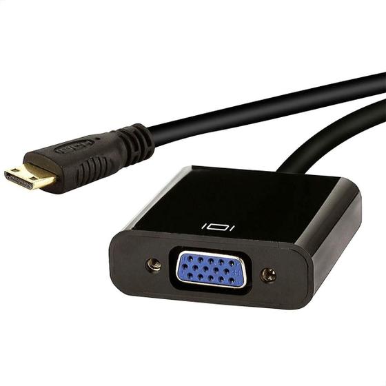 Imagem de Conversores Adaptador Mini Hdmi Para Vga - Kit Com 10