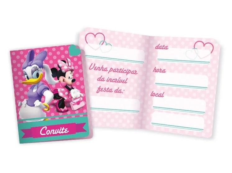 Imagem de Convite Festa Infantil Minnie Rosa