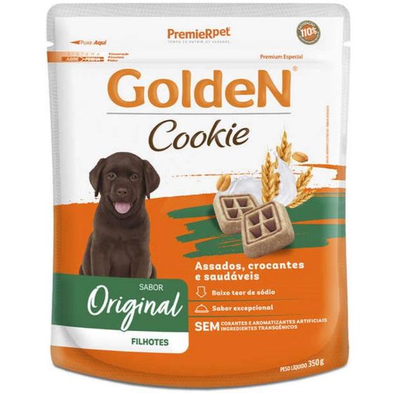 Imagem de Cookie Original Cães Filhotes 350g - Golden Premier