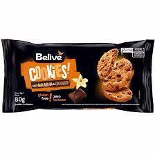 Imagem de Cookies Baunilha Com Gotas De Chocolate Belive 80 g