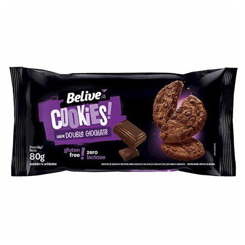 Imagem de Cookies Belive Zero Lactose Double Chocolate 80g un