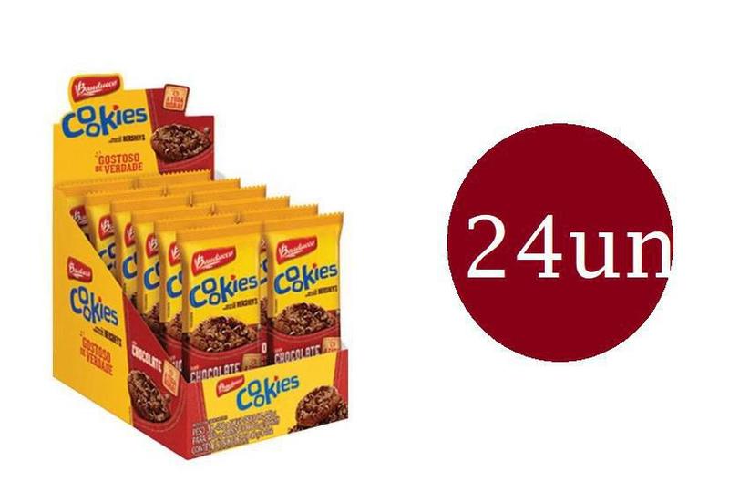 Imagem de Cookies Chocolate Bauducco Caixa Com 24 Unidades