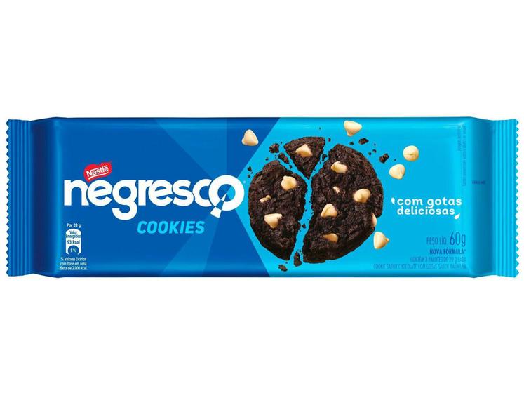 Cookies Chocolate Negresco Nestlé 60g Imagem de Cookies Chocolate Negresco Nestlé 60g