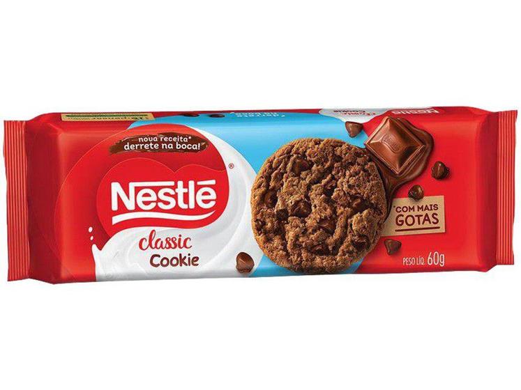 Cookies Classic Gotas de Chocolate 60g Nestlé Imagem de Cookies Classic Gotas de Chocolate 60g Nestlé