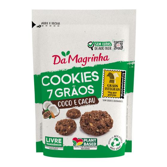 Imagem de Cookies Da Magrinha Coco e Cacau 7 Grãos Integrais 150g