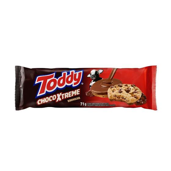 Imagem de Cookies Toddy ChocoXTreme Sabor Baunilha com Gotas de Chocolate 71g