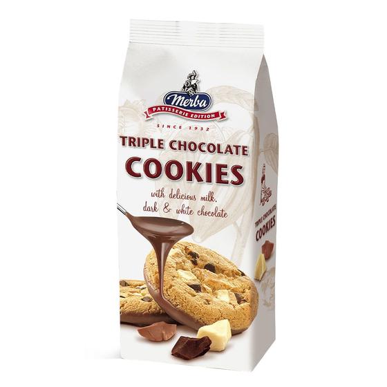 Imagem de Cookies Triple Chocolate Merba 200g