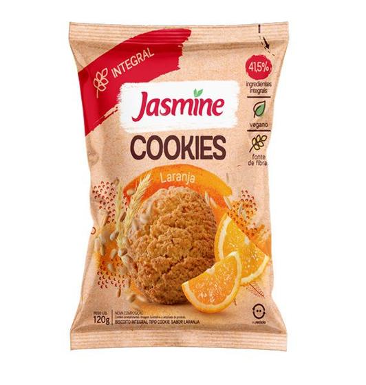 Imagem de Cookies Vegano e Integrais Laranja Jasmine 120g