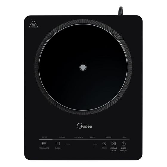 Cooktop 1 Boca Indução Portátil Even Pro Midea Imagem de Cooktop 1 Boca Indução Portátil Even Pro Midea