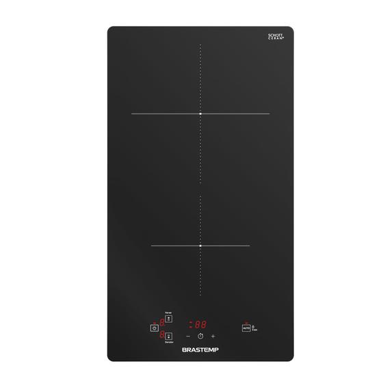 Imagem de Cooktop 2 bocas de indução Brastemp com Funções Especiais - BDJ31AE