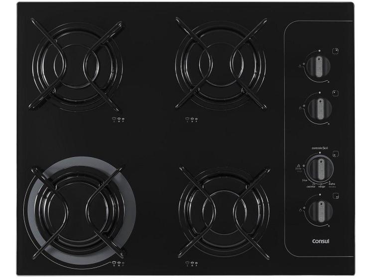 Imagem de Cooktop 4 Bocas Consul à Gás GLP - Facilite CD060AE