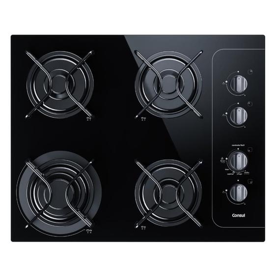 Imagem de Cooktop 4 Bocas Consul com Controle Fácil e Acendimento Automático - CD060AE