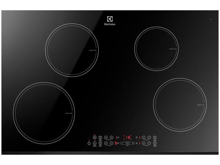 Cooktop 4 Bocas Electrolux IC80 Indução Vitroceramico Cooktop