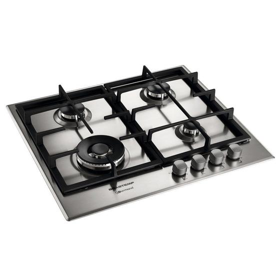 Cooktop 4 Bocas Gourmand Brastemp BDK60DR Cooktop 4 Bocas