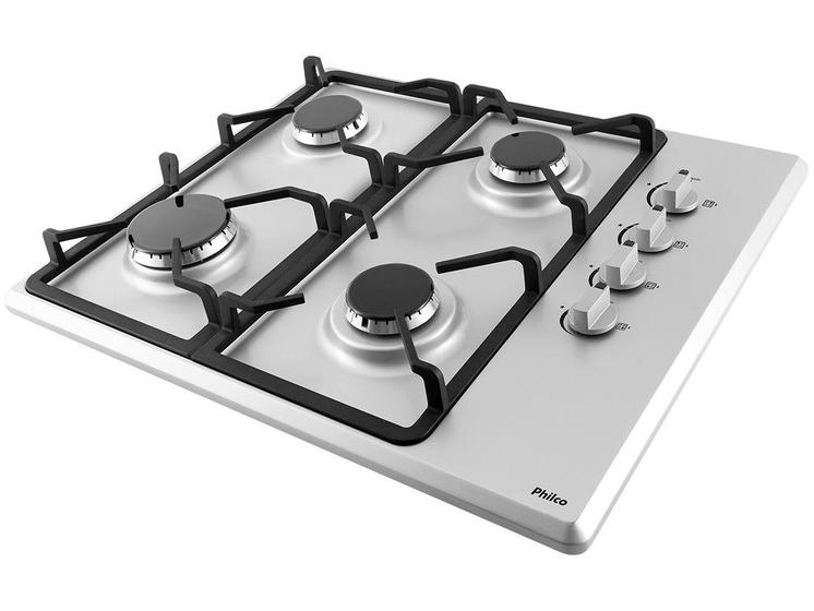 Imagem de Cooktop 4 Bocas Philco a Gás GLP Inox PCT04I