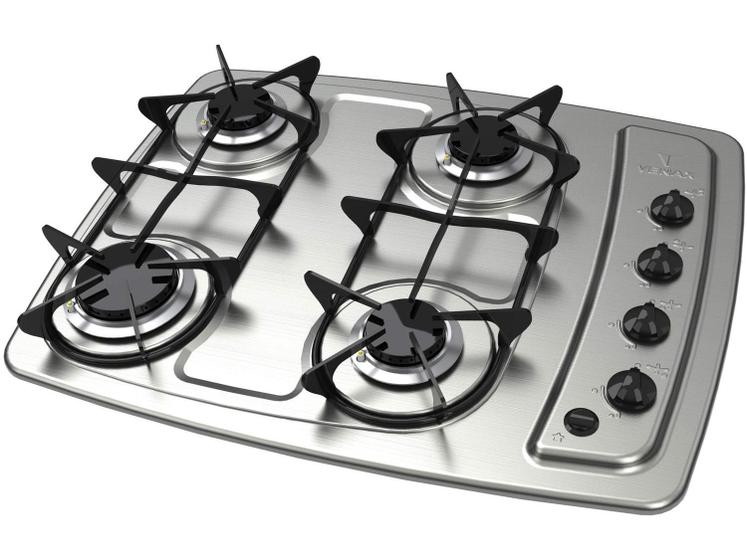 Imagem de Cooktop 4 Bocas Venax Cookinox Inox à Gás