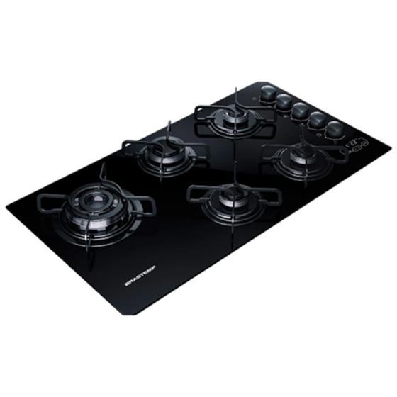 Cooktop 5 bocas Brastemp com quadrichama e acendimento automático