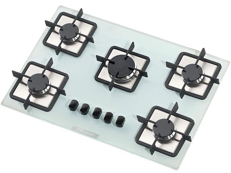 Cooktop 5 Bocas Built BLT 5Q BC à Gás - Acendimento Superautomático Menor preço em Cooktop 5 Bocas Built BLT 5Q BC à Gás - Acendimento Superautomático