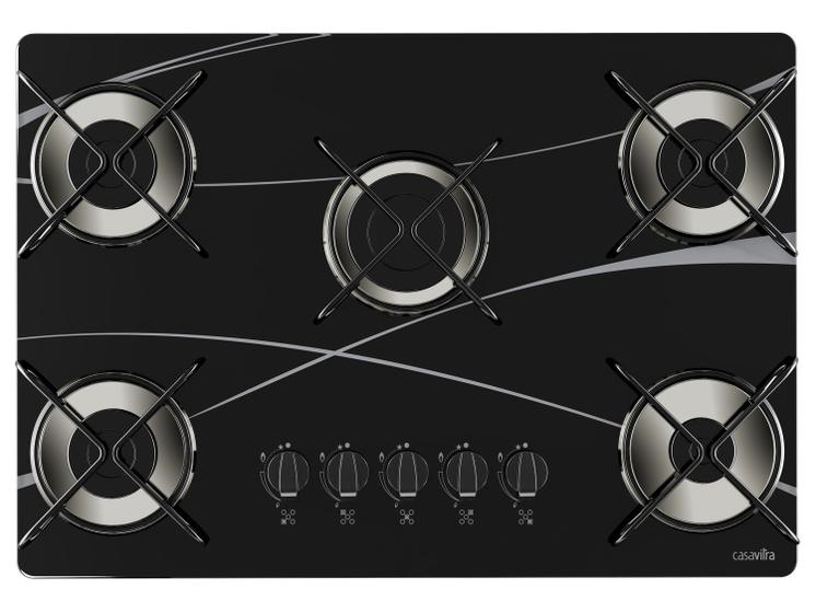 Imagem de Cooktop 5 Bocas Casavitra Classical E10C51.560