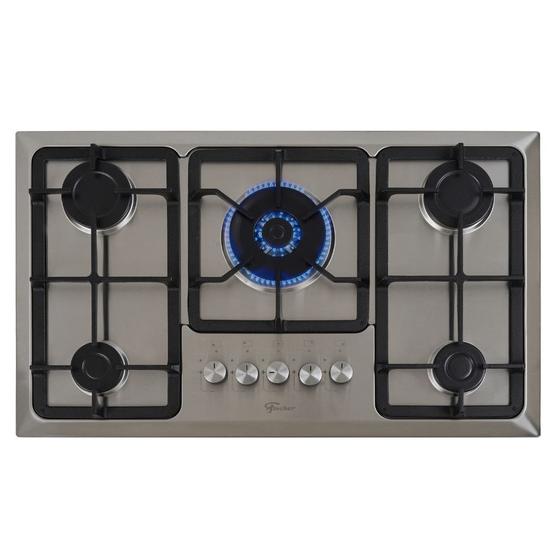 Cooktop 5 Bocas Fischer Infinity Tripla Chama Acendimento Automático