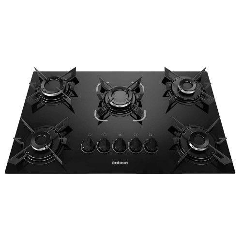 Cooktop 5 Bocas Itatiaia Electra Menor preço em Cooktop 5 Bocas Itatiaia Electra