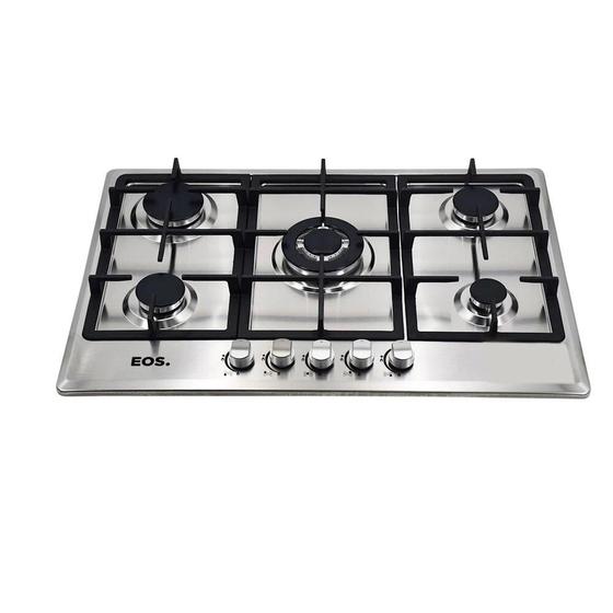 Menor preço em Cooktop a Gás 05 Bocas EOS ECG05 Inox Bivolt