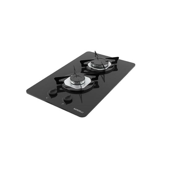 Cooktop 2 Bocas Nardelli Preto - Gás Bivolt - Nv2 Cooktop 2 Bocas Nardelli Preto - Gás Bivolt - Nv2