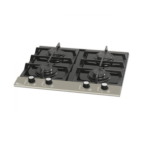 Cooktop 4 Bocas Fischer Preto - Platinium - Gás Bivolt - 20874-25481 Cooktop 4 Bocas Fischer Preto - Platinium - Gás Bivolt - 20874-25481
