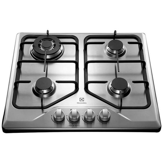 Cooktop a Gás 4 Bocas Tripla Chama Electrolux GT60X Bivolt Cooktop 4