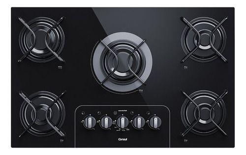 Imagem de Cooktop A Gas 5 Bocas 10.200w Bivolt Consul Cd075ae