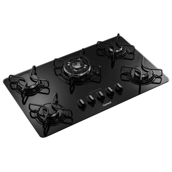 Imagem de Cooktop a Gás 5 Bocas Consul Quadrichama CDD75AE