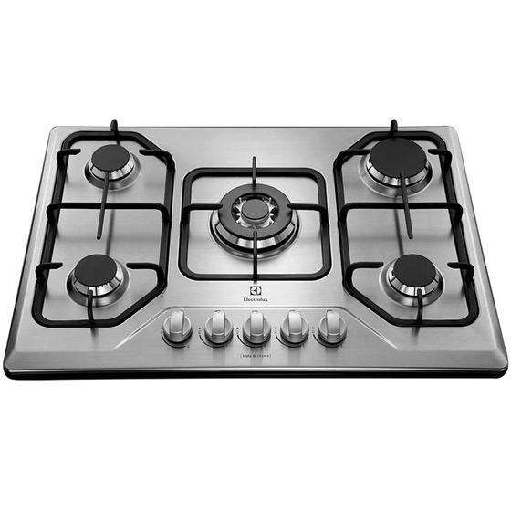 Imagem de Cooktop a Gás 5 Bocas Tripla Chama Electrolux GT75X Bivolt