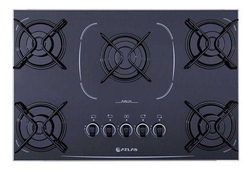 Imagem de Cooktop À Gás Atlas - 5 Bocas Agile Up - Em Aço Esmaltado