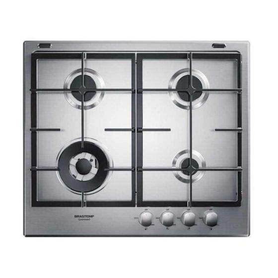 Cooktop a Gás Brastemp Gourmand 4 Bocas BDK60 220V Cooktop 4 Bocas
