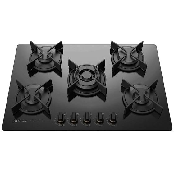 Imagem de Cooktop à Gás Electrolux 5 Bocas GV75P Preto Bivolt