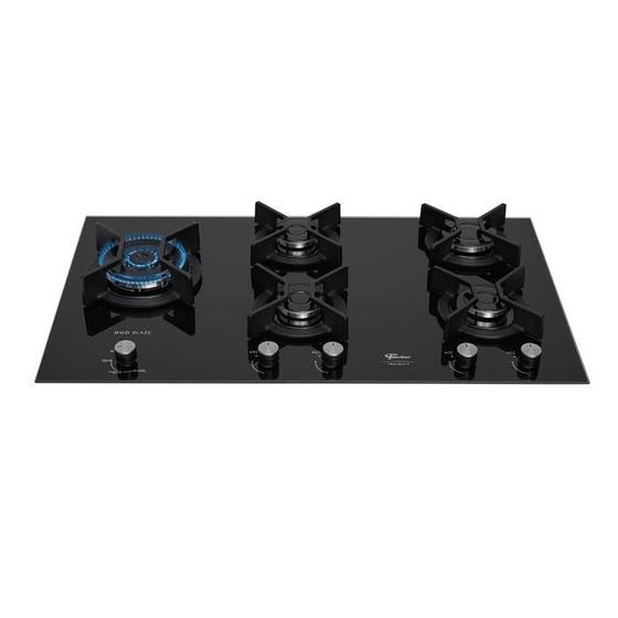 Imagem de Cooktop à Gás Fischer 5 Bocas com Tripla Chama e Acendimento Superautomático Preto Bivolt