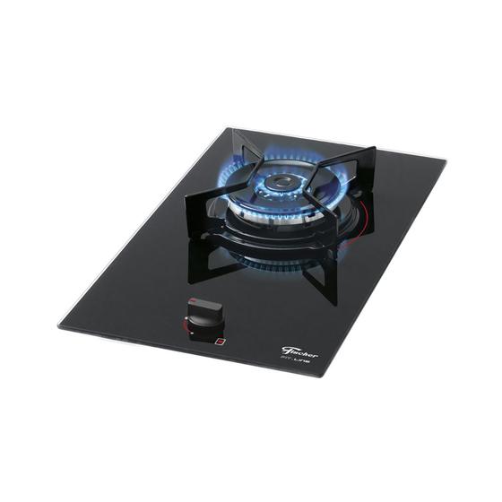 Imagem de Cooktop a Gás Fischer Fit Line 1Q TC com 1 Boca Preto