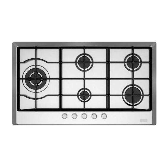 Cooktop a gás multicookin inox franke 88x51 com kit de conversão 12826