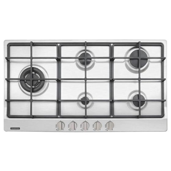 Imagem de Cooktop a Gás Tramontina Penta Plus em Aço Inox 95cm 5 Queimadores