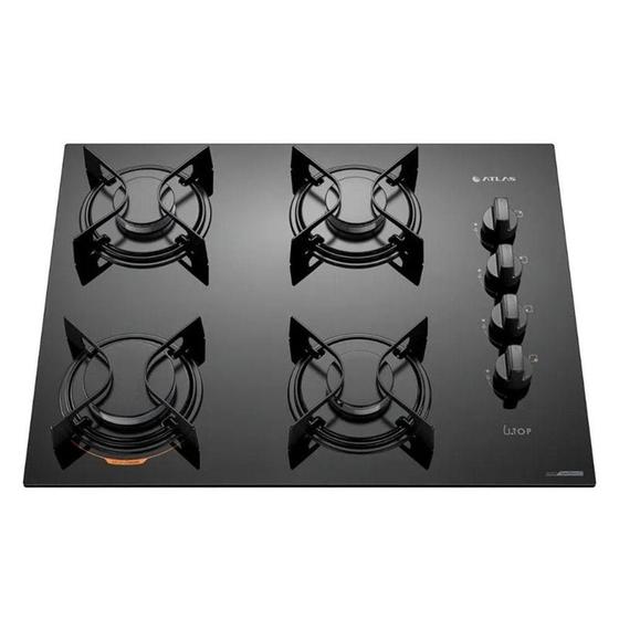 Imagem de Cooktop Atlas U.top 4B Acendimento Automático Preto Bvolt