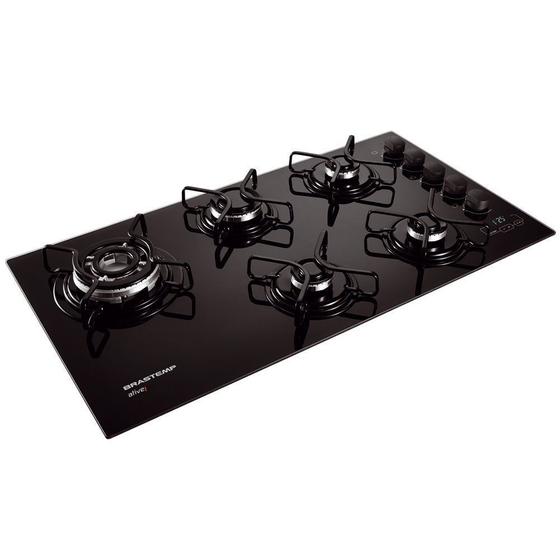 Imagem de Cooktop Brastemp 5 Bocas com Touch Timer Ative BDT85AE