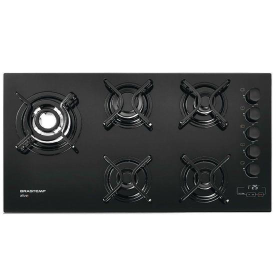 Imagem de Cooktop Brastemp Touch Timer 5 Bocas - BDT85AE