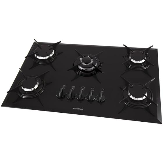 Menor preço em Cooktop Britânia 5 Bocas Concept BCT7PTC Bivolt