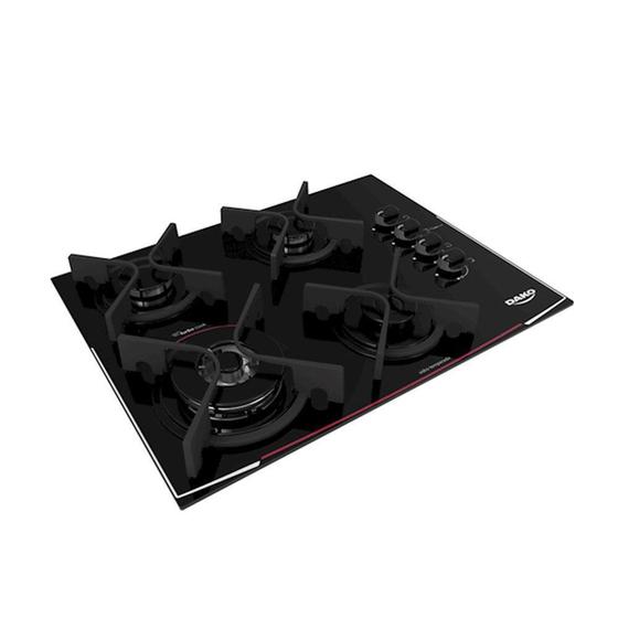 Cooktop Dako 4 Bocas Acendimento Automático Turbo Glass Cooktop Magazine Luiza