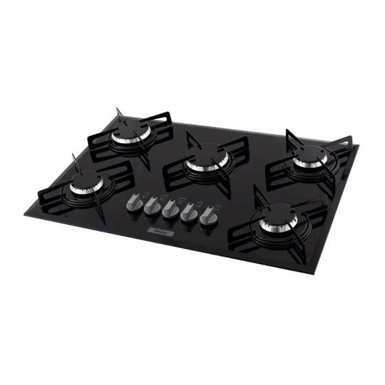 Cooktop de Embutir Philco 5 Bocas Cook Chef 5 Preto Bivolt Menor preço em Cooktop de Embutir Philco 5 Bocas Cook Chef 5 Preto Bivolt