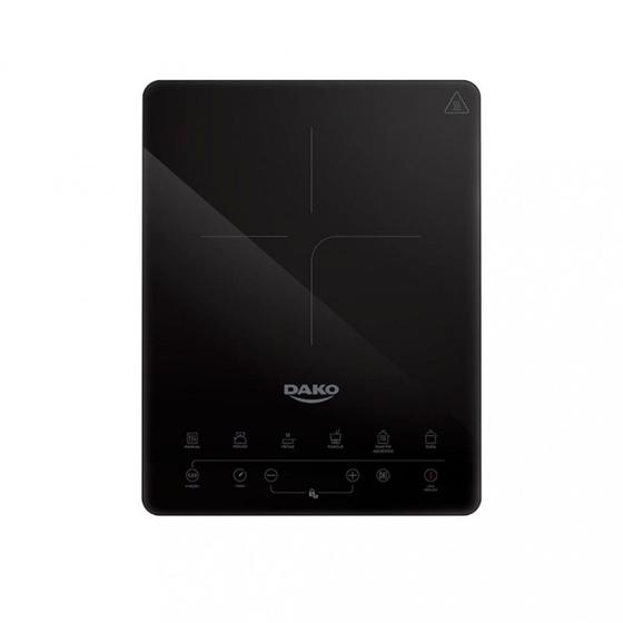Cooktop 1 Bocas Dako Preto - Portátil - Elétrico 110v - 400000897 Cooktop 1 Bocas Dako Preto - Portátil - Elétrico 110v - 400000897