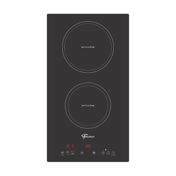 Imagem de Cooktop de Indução 2 Bocas 220v Touch Mesa Vitrocerâmica Fischer