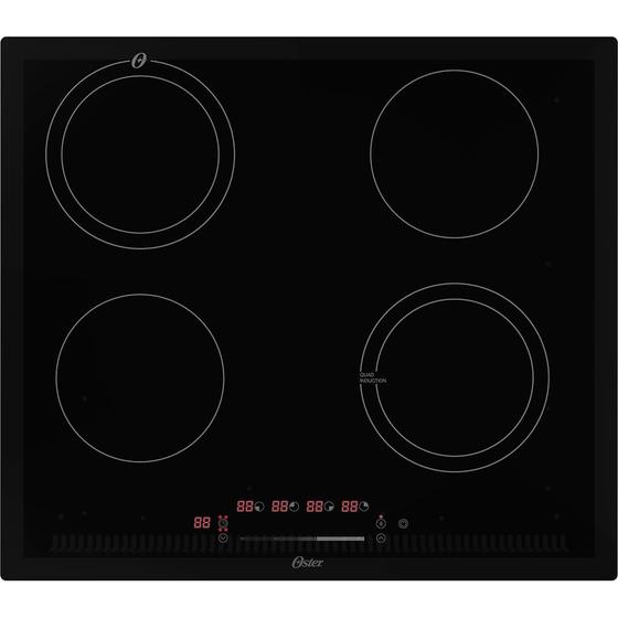 Cooktop de Indução 4 Bocas Oster Touch Screen Menor preço em Cooktop de Indução 4 Bocas Oster Touch Screen