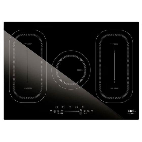 Imagem de Cooktop de Indução 5 Bocas EOS Freezone Due Preto 7500W ECI05EPF 220V